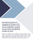 International response of Occupational Therapy to the COVID-19 pandemic: A report from the Global Occupational Therapy Think Tank (GOTTT)