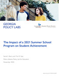 The Impact of a 2021 Summer School Program on Student Achievement by Sarah S. Barry and Tim Sass